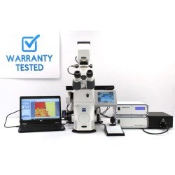 Zeiss AXIO Observer Z1 Inverted LED Fluorescence Motorized XY Definite Focus Microscope (New Filters)