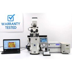 Zeiss AXIO Observer Inverted Fluorescence Motorized XY Definite Focus Microscope (New Filters)