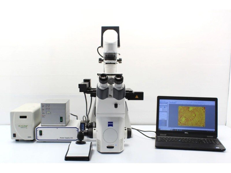 Zeiss AXIO Observer Z1 Inverted Fluorescence Motorized XY Microscope Zeiss AXIO Observer Z1 Inverted Fluorescence Motorized XY Microscope