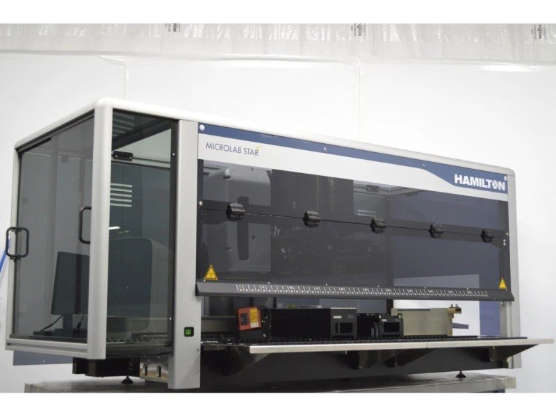 Hamilton MICROLAB STAR Liquid Handler w/ Span-8, CO-RE 384 head, CO-RE Gripper, Autoloader 