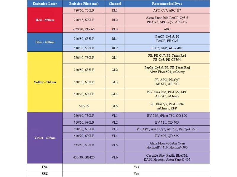 BD LSRFortessa X-20 Cell Analyzer Flow Cytometer (4)Lasers(16)Colors/(18)Detectors w/ HTS Sampler