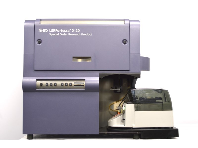 BD LSRFortessa X-20 Cell Analyzer Flow Cytometer (4)Lasers(16)Colors/(18)Detectors w/ HTS Sampler