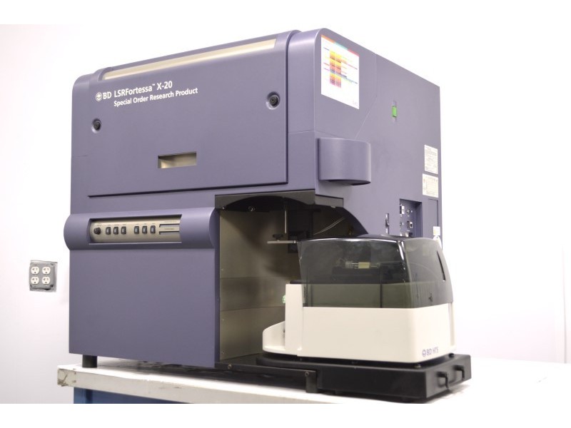 BD LSRFortessa X-20 Cell Analyzer Flow Cytometer (4)Lasers(16)Colors/(18)Detectors w/ HTS Sampler