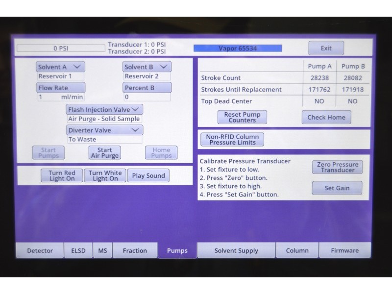 Teledyne ISCO CombiFlash NextGen 300+ UV Chromatography System includes 2 Racks
