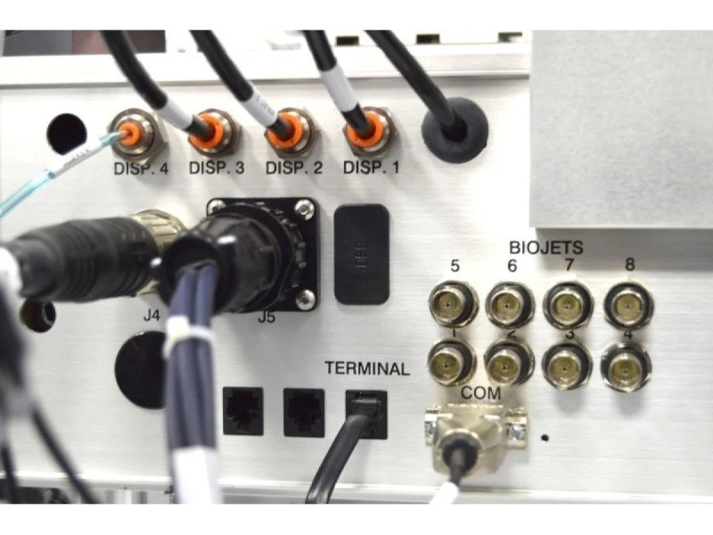 BioDot RR120 Modular Web Handling System with BioJet/AirJet Dispensing, Vision System & Dual Drying Towers BioDot RR120 Modular Web Handling System with BioJet/AirJet Dispensing, Vision System & Dual Drying Towers