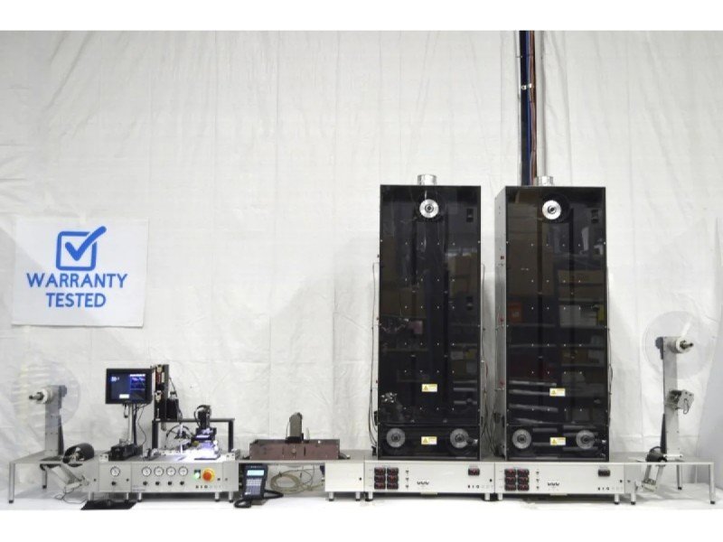 BioDot RR120 Modular Web Handling System with Single AirJet Dispensing, Vision System & Dual Drying Towers BioDot RR120 Modular Web Handling System with Single AirJet Dispensing, Vision System & Dual Drying Towers