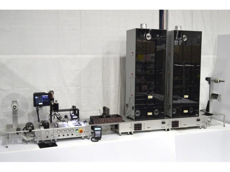 BioDot RR120 Modular Web Handling System with Single AirJet Dispensing, Vision System & Dual Drying Towers BioDot RR120 Modular Web Handling System with Single AirJet Dispensing, Vision System & Dual Drying Towers