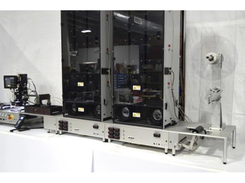BioDot RR120 Modular Web Handling System with Single AirJet Dispensing, Vision System & Dual Drying Towers BioDot RR120 Modular Web Handling System with Single AirJet Dispensing, Vision System & Dual Drying Towers