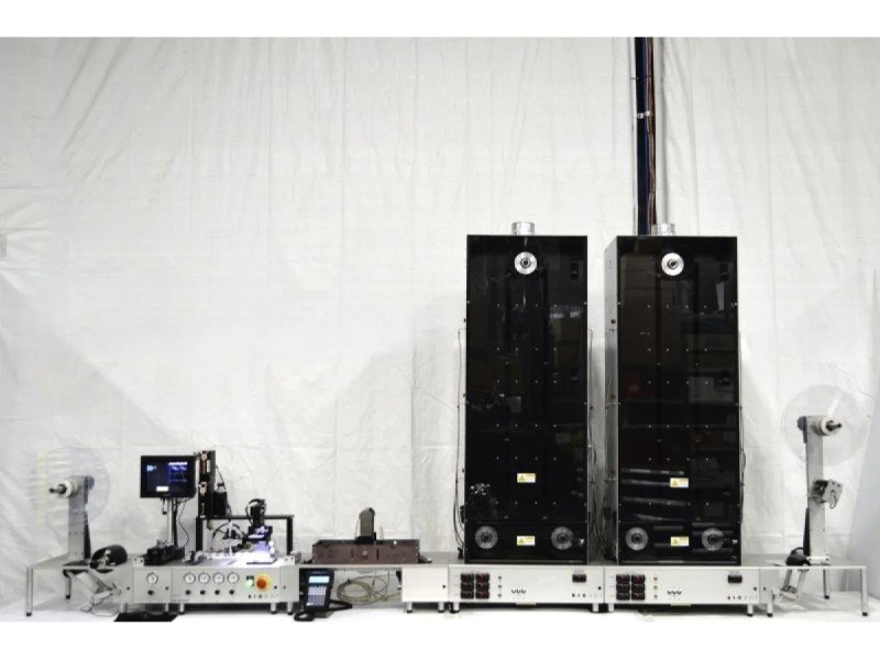 BioDot RR120 Modular Web Handling System with Single AirJet Dispensing, Vision System & Dual Drying Towers BioDot RR120 Modular Web Handling System with Single AirJet Dispensing, Vision System & Dual Drying Towers