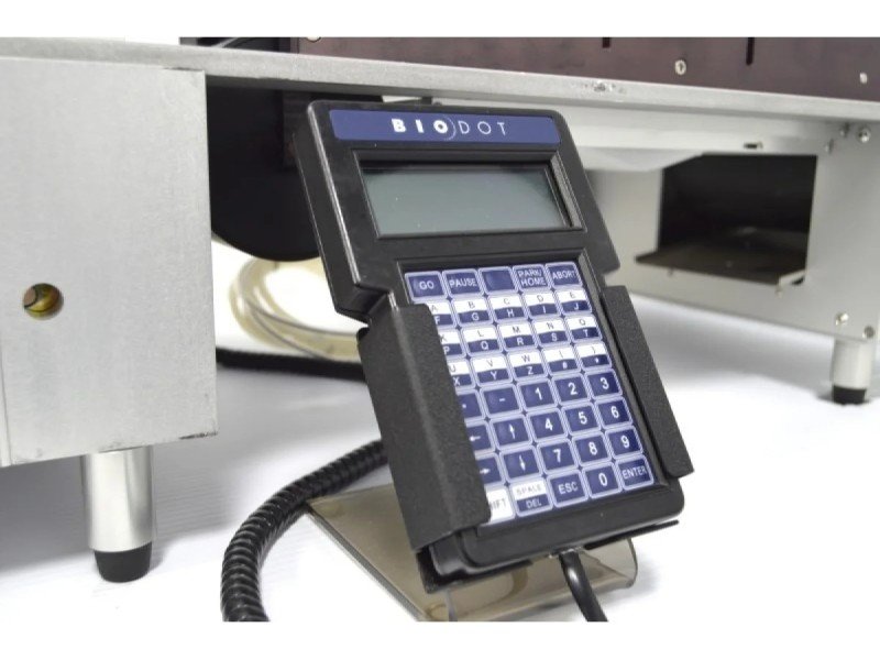 BioDot RR120 Modular Web Handling System with Single AirJet Dispensing, Vision System & Dual Drying Towers BioDot RR120 Modular Web Handling System with Single AirJet Dispensing, Vision System & Dual Drying Towers