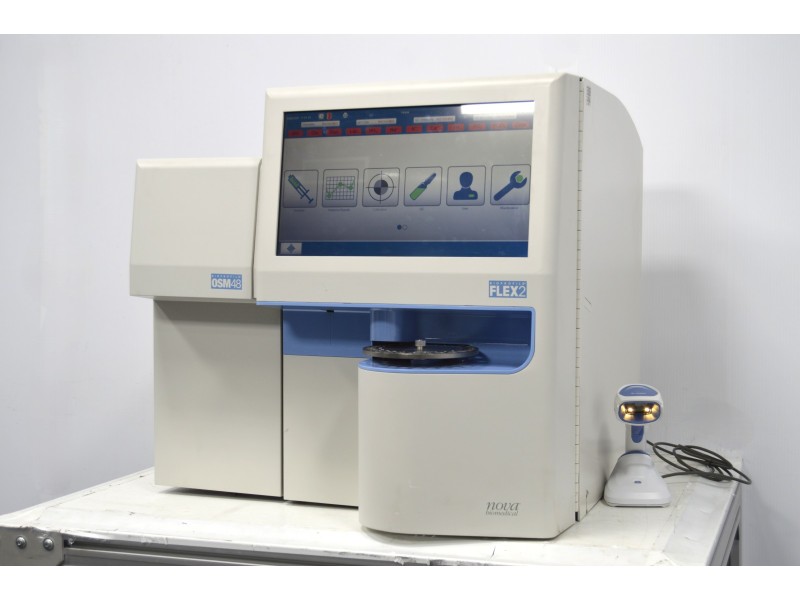 Nova Biomedical BioProfile FLEX2 Automated Cell Culture Analyzer w/ OSM48 Osmometer, GAS Module, Cell Density & Viability module