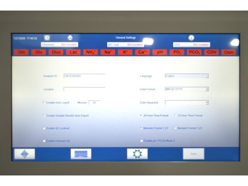 Nova Biomedical BioProfile FLEX2 Automated Cell Culture Analyzer w/ OSM48 Osmometer, GAS Module, Cell Density & Viability module Unit 2