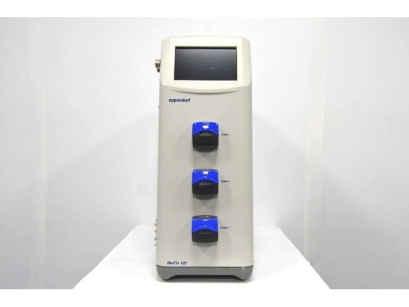 Eppendorf BioFlo 120 Bioprocess Control System with 5 Liter Glass Autoclavable Vessel Eppendorf BioFlo 120 Bioprocess Control System with 5 Liter Glass Autoclavable Vessel