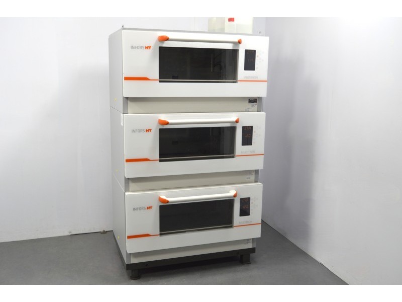Infors HT Multitron Triple Stack Incubator Shaker w/ Humidity & CO2 Control