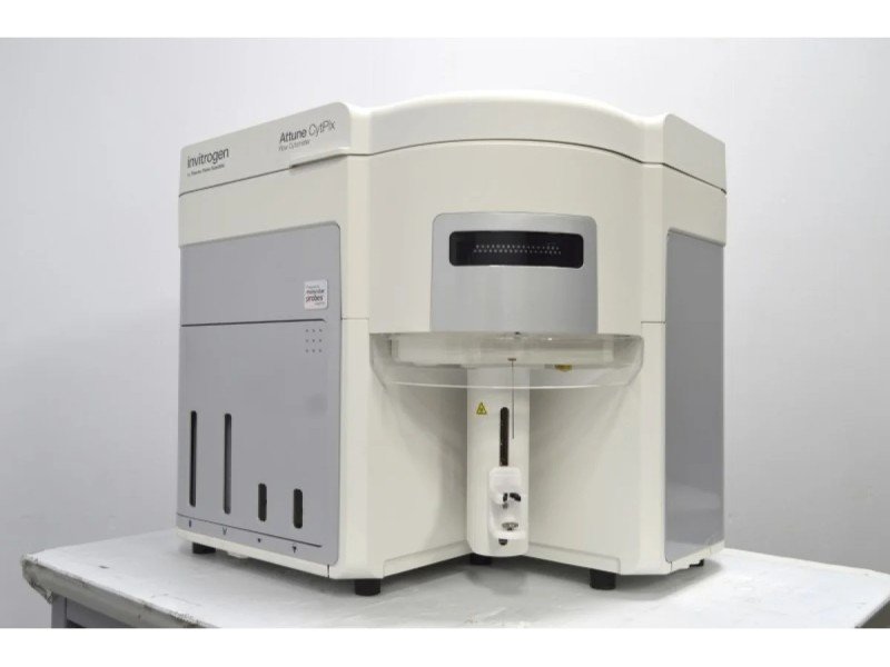Thermo Attune CytPix Acoustic Focusing Cytometer (3)Lasers/(11) Colors/(13)Detectors w/ CytKick Max Autosampler and External Fluid Supply Thermo Attune CytPix Acoustic Focusing Cytometer (3)Lasers/(11) Colors/(13)Detectors w/ CytKick Max Autosampler and External Fluid Supply