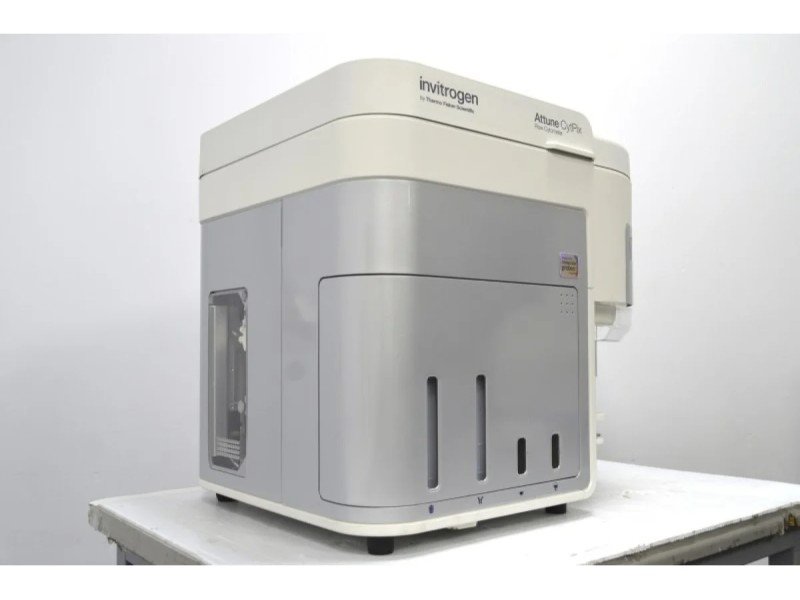 Thermo Attune CytPix Acoustic Focusing Cytometer (3)Lasers/(11) Colors/(13)Detectors w/ CytKick Max Autosampler and External Fluid Supply Thermo Attune CytPix Acoustic Focusing Cytometer (3)Lasers/(11) Colors/(13)Detectors w/ CytKick Max Autosampler and External Fluid Supply