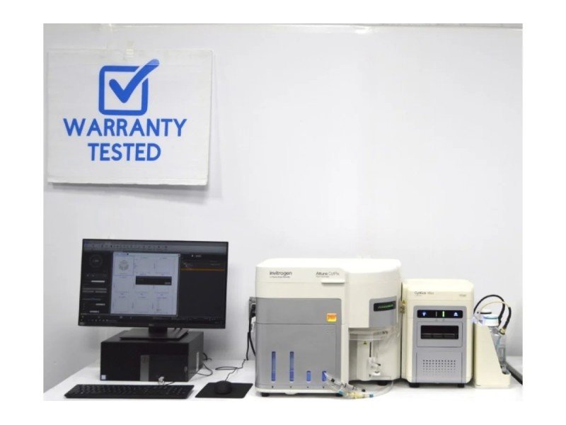 Thermo Attune CytPix Acoustic Focusing Cytometer (3)Lasers/(11) Colors/(13)Detectors w/ CytKick Max Autosampler Thermo Attune CytPix Acoustic Focusing Cytometer (3)Lasers/(11) Colors/(13)Detectors w/ CytKick Max Autosampler