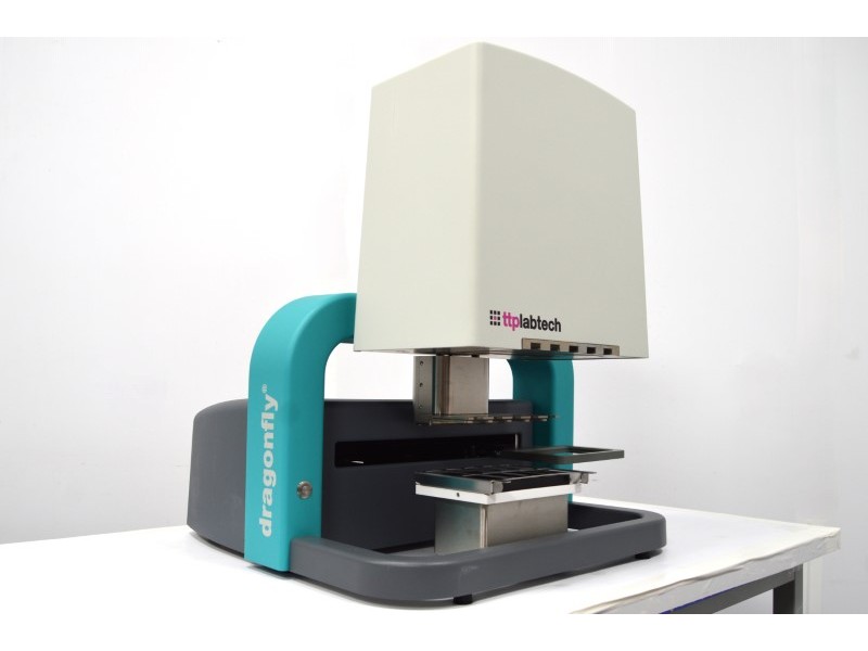 TTP SPT Labtech Dragonfly Crystal Non-Contact Liquid Handler Protein Crystallization, 10 Dispensing Heads