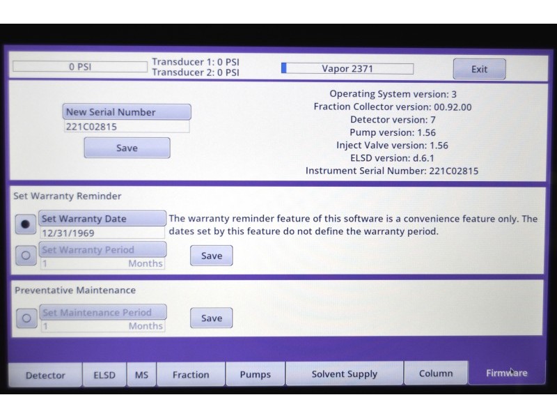 Teledyne Isco CombiFlash NextGen 300+ UV Chromatography System w/ ELSD Detector Includes 2 Racks