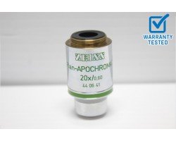 Zeiss Plan-APOCHROMAT 20x/0.60 Ph2 Microscope Objective 44 06 41 Zeiss Plan-APOCHROMAT 20x/0.60 Ph2 Microscope Objective 44 06 41