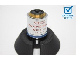 Zeiss Plan-Apochromat 63x/1.40 Oil Microscope Objective 44 07 62 - AV Zeiss Plan-Apochromat 63x/1.40 Oil Microscope Objective 44 07 62 - AV