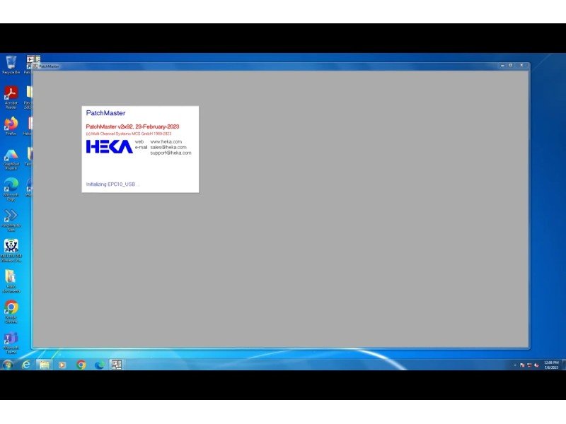 Nikon Electrophysiology Rig DIC Fluorescence Microscope w/ Sutter Micromanipulator MP-285, HEKA EPC 10 Patch Clamp, Faraday Cage