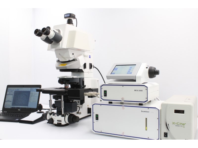 Zeiss AXIO Examiner.Z1 Fluorescence Water Immersion Capable Motorized Microscope