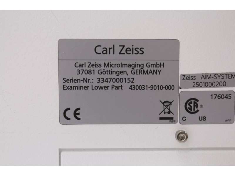 Zeiss AXIO Examiner.Z1 Fluorescence Water Immersion Capable Motorized Microscope