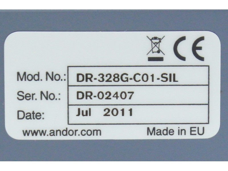 Andor DR-328G-CO1-SIL Clara Monochrome CCD Microscope Camera