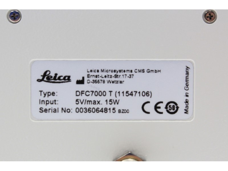 Leica DFC7000 T Color CCD Microscope Camera