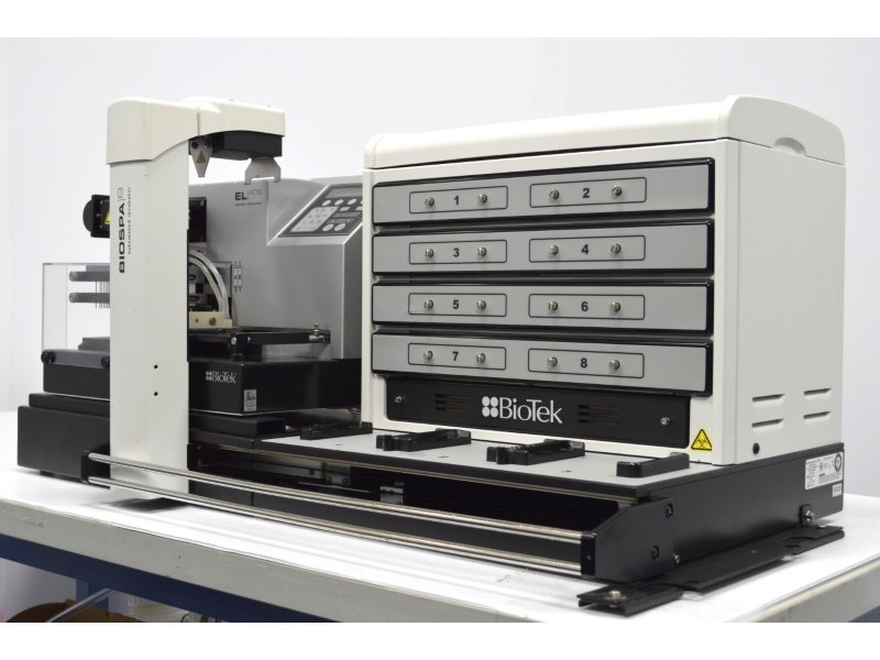 Agilent BioTek EL406 Microplate Washer Dispenser with BioTek BioSpa 8 Automated Incubator