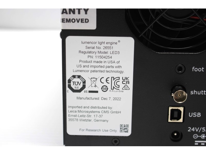 Lumencor Leica LED3 LED Light Engine Source