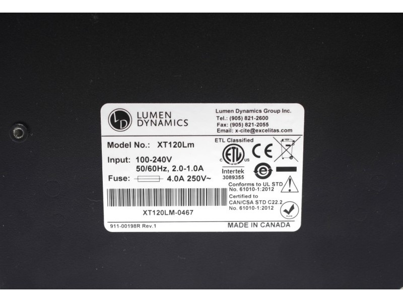 Excelitas X-Cite 120LEDmini LED Light Source XT120Lm