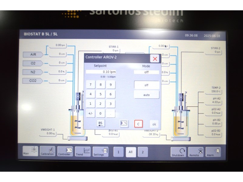 Sartorius Biostat B Bioreactor Twin for Cell Culture