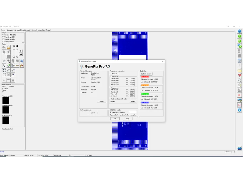 Molecular Devices GenePix 4300A High-Resolution Microarray Scanner, 4 ...