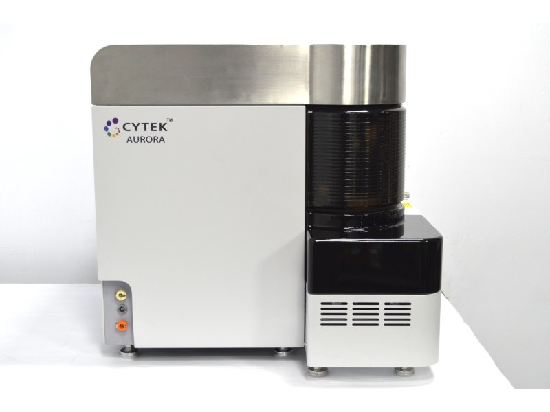 Cytek Aurora Spectral Flow Cytometry System (5) Lasers/ (64) Fluorescence Channels (67) Detectors w/ ASL Loader