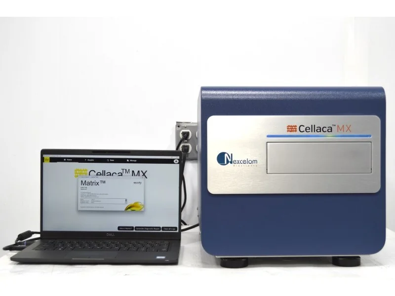 Nexcelom Revvity Cellaca MX FL5 High Throughput Cell Counter Cytometer