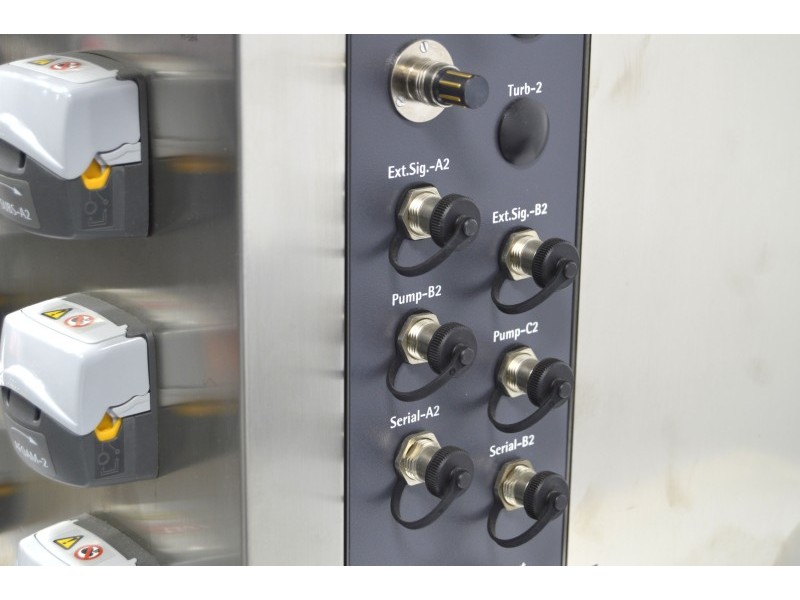 Sartorius Stedim Biostat B Twin Bioreactor for Cell Cultures with 2 Liter Jacketed Autoclavable Reactor Vessels
