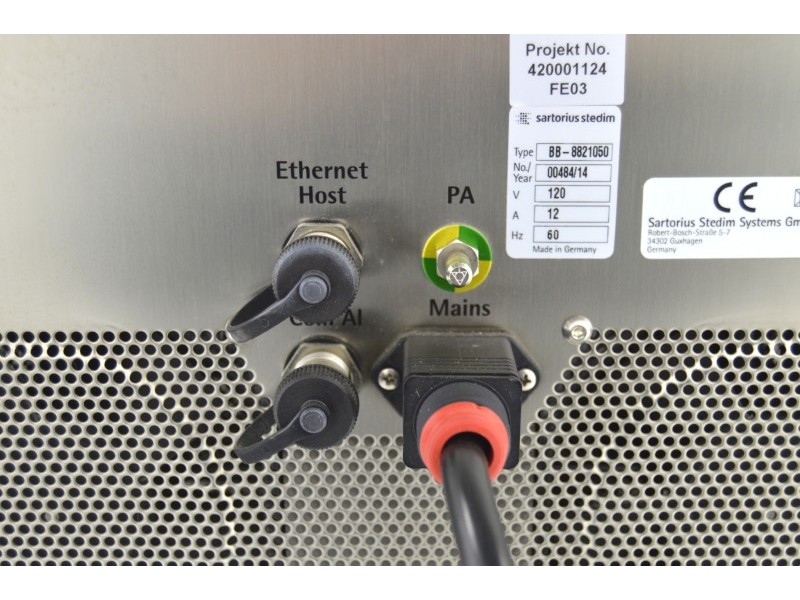 Sartorius Stedim Biostat B Twin Bioreactor for Cell Cultures with 2 Liter Jacketed Autoclavable Reactor Vessels