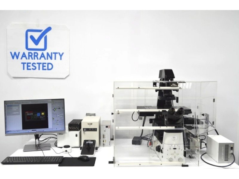 Nikon Ti2-E PFS N-SIM Super-Resolution Inverted Motorized Microscope with Dual Fluorescence Illumination Nikon Ti2-E PFS N-SIM Super-Resolution Inverted Motorized Microscope with Dual Fluorescence Illumination