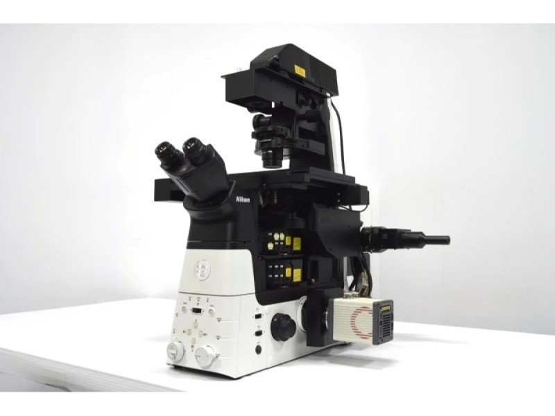 Nikon Ti2-E PFS N-SIM Super-Resolution Inverted Motorized Microscope with Dual Fluorescence Illumination Nikon Ti2-E PFS N-SIM Super-Resolution Inverted Motorized Microscope with Dual Fluorescence Illumination