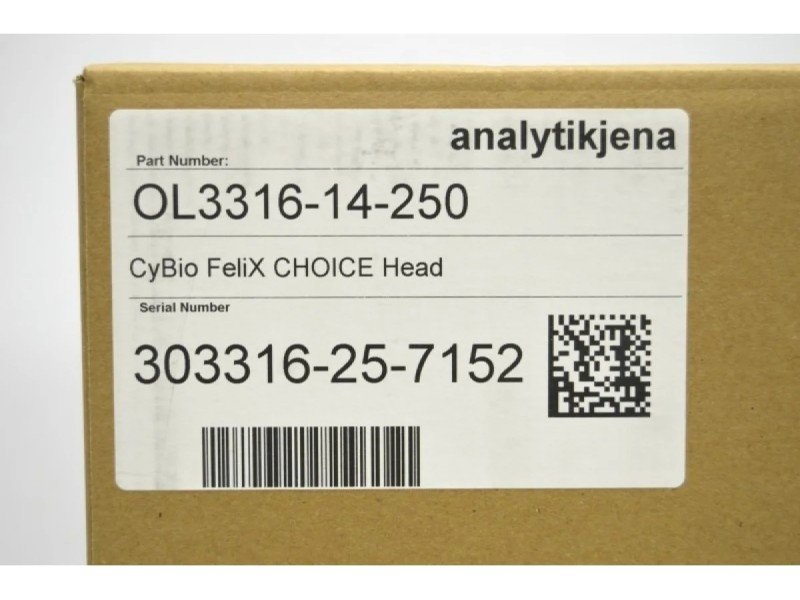 BRAND NEW Analytik Jena CyBio FeliX Liquid Handler w/ 1-1000 ul CHOICE Head and 96/1000 µL Head BRAND NEW Analytik Jena CyBio FeliX Liquid Handler w/ 1-1000 ul CHOICE Head and 96/1000 µL Head