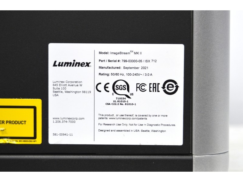 Cytek Luminex ImageStream X MK II Imaging Flow Cytometer Unit 2