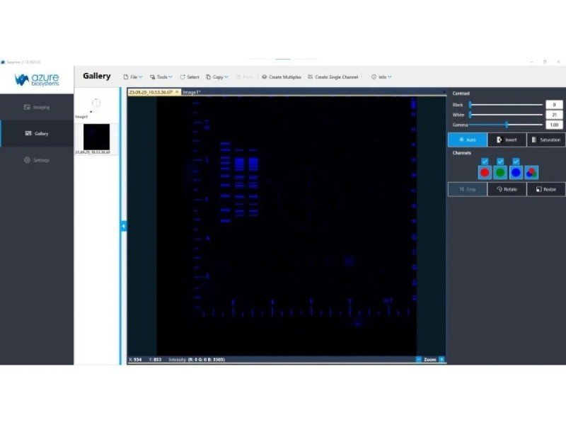 Azure Biosystems Sapphire RGBNIR Biomolecular Imager w/ Chemiluminescent Upgrade