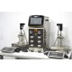 Sartorius Biostat B Twin Bioreactor for Microbial Cultures with 1 Liter Jacketed Autoclavable Vessels and Scales