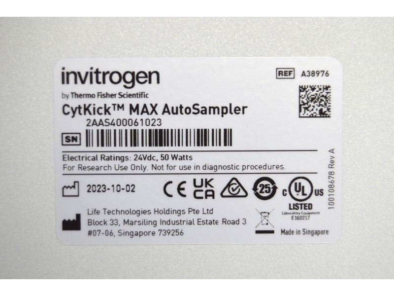 Thermo Attune NxT Acoustic Focusing Cytometer (1 YEAR WARRANTY) with (4)Lasers/(14) Colors/(16)Detectors w/ CytKick MAX Autosampler