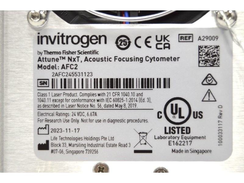 Thermo Attune NxT Acoustic Focusing Cytometer (1 YEAR WARRANTY) with (4)Lasers/(14) Colors/(16)Detectors w/ CytKick MAX Autosampler