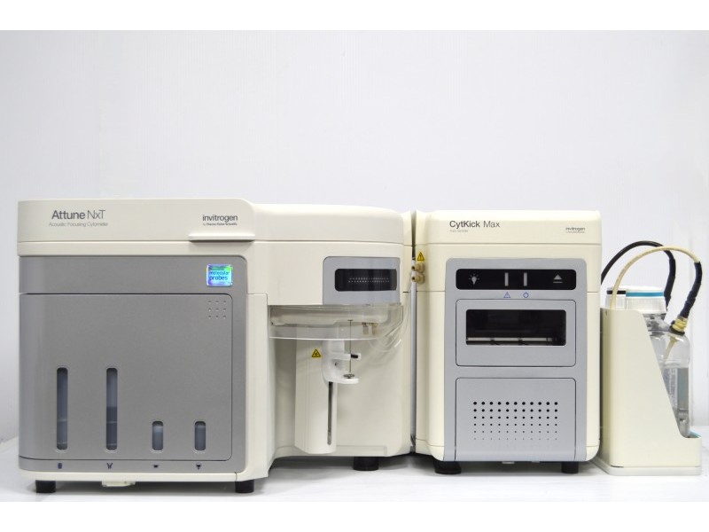 Thermo Attune NxT Acoustic Focusing Cytometer (1 YEAR WARRANTY) with (4)Lasers/(14) Colors/(16)Detectors w/ CytKick MAX Autosampler
