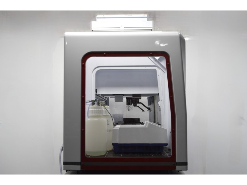 Beckman Biomek i7 Hybrid Liquid Handler w/ Span-8, 96-Channel Heads, Dual Grippers, SpectraMax M5 Reader, BioTek 405TSUVS Washer, & ABI ATC 96-Well Thermocycler