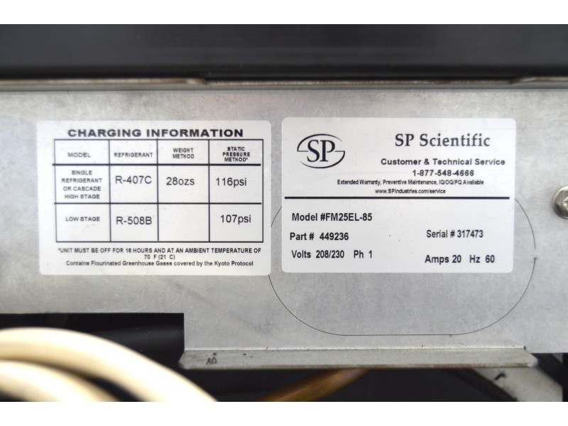 SP Scientific VirTis Freezemobile FM25EL-85 Freeze Dryer